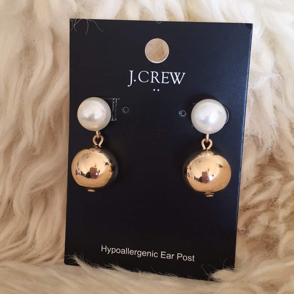 NWT J.Crew Pearle Statement Earrings